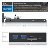 CSL USB 3.2 Gen.1 Front Panel Metal Internal Card Reader