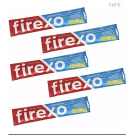 Firexo 5 Pack Firexo Cooking Pan Fire Extinguisher Sachets - Fire Blanket Alternative