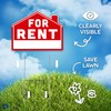 For Rent Sign with Stakes - 17" x 13" DS