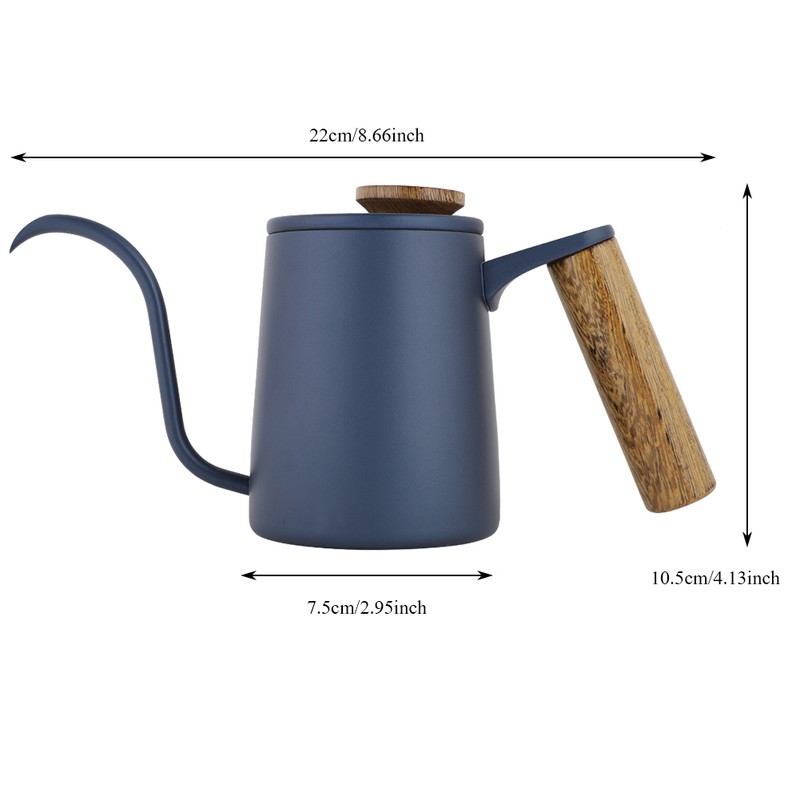 350ml Fashion Stainless Steel Handle Drip Coffee Pot Long Gooseneck