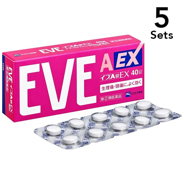 EVE 【Set of 5】 [Designated 2nd drug] Eve A tablet EX 40 tablets