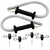 2 Set of Electric Fence Spring Gate Handles Kit, Electric
