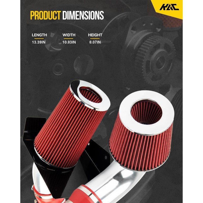 KAC Cold Air Intake System Filter For 2003 2004 2005
