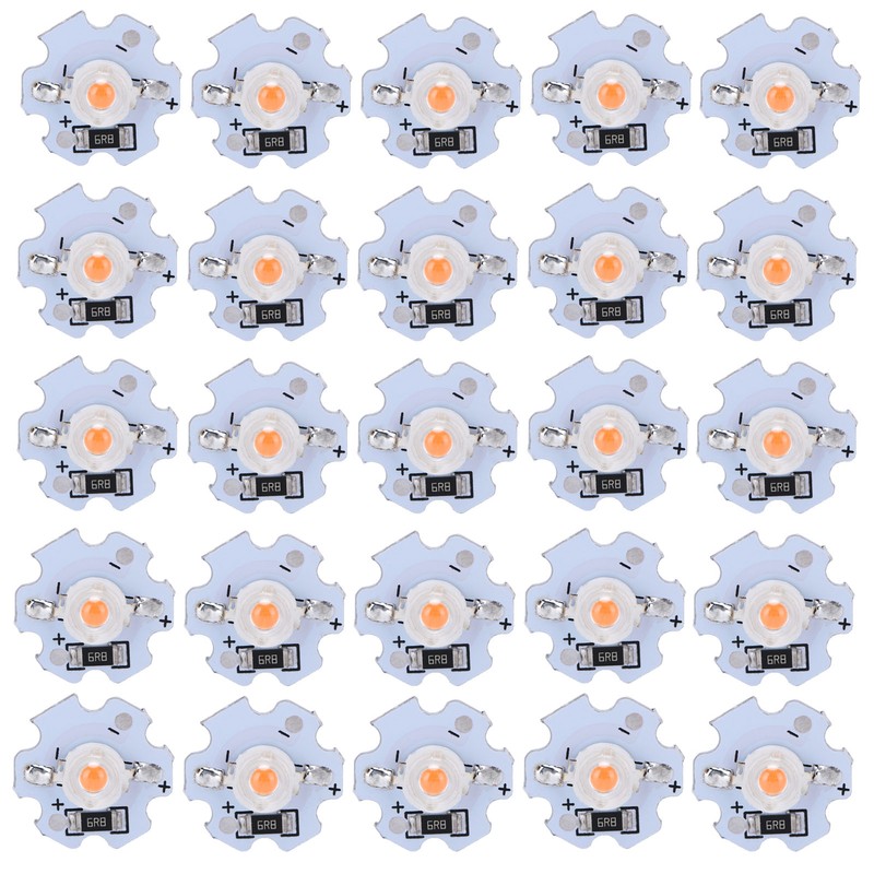 25Pcs 5V LED Chips 200LM 1W High Power LED Lamp