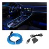 HIPOPY EL Wire Interior Car LED Strip Lights, USB Auto