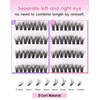 Wispy Lash Clusters Natural Lashes Clusters Short Individual Lashes Soft