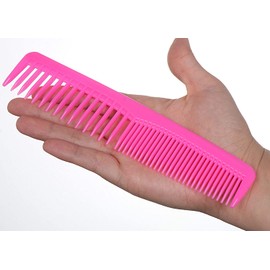 QITIMIR Daisy Colorful Hair Comb Set 6 Colors in Pack Hair Combs For Women and Men and Kids Detangler Comb Wide Tooth Combs Ideal For Cutting