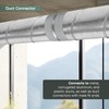 Vent Systems 8'' Inch Galvanized Steel Duct Connector - Round