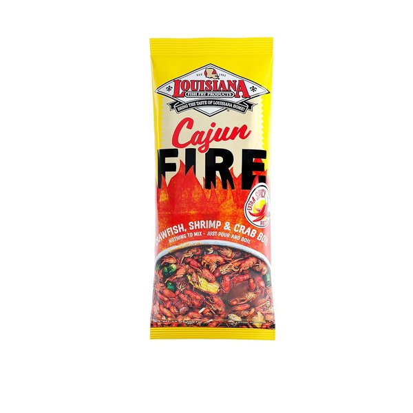 Louisiana Fish Fry Products Cajun Fire Crawfish, Shrimp & Crab