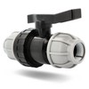 Instalguru PE-Fitting Ball Valve 2-Way 20mm x 20mm Clamp Valve