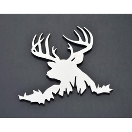 Buck Stainless Metal Car Truck Motorcycle Badge Emblem