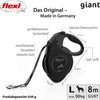flexi Giant Black Edition L Dog Lead 8 m Strap