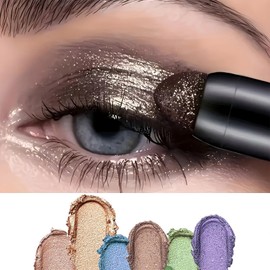MooGlamor Colorful Eyeshadow Stick Pearl Shimmer Cream Eye Shadow Set with Retractable and Waterproof Eye Shadow Sticks for Long-Lasting Eye Makeup (Type B 8 Pcs)