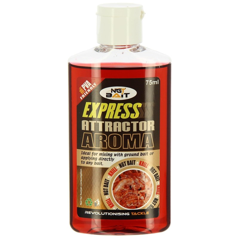 NGT Express Attractor Liquid Aroma Fishing Bait Set, 5 x
