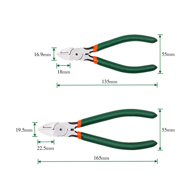 SPEEDWOX Planipper, Set of 2, Thin Blade, Flat Blade Shape,