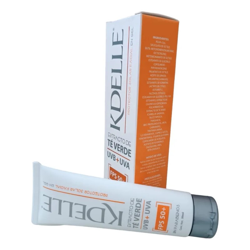 Protector Solar Facial Gel Kdelle Extracto Verde