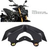 Motorcycle Front Spoiler Black Increase Stability Aerodynamic Wing Kit for