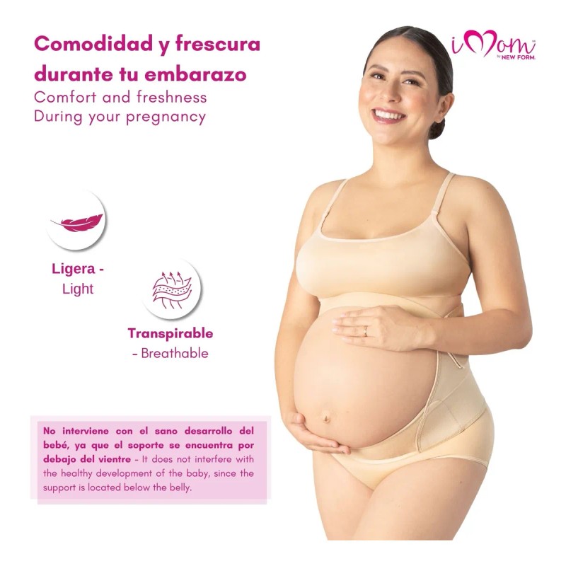 New Form Faja Para Embarazada Soporte Maternal Ajustable