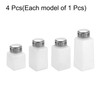 HARFINGTON 4pcs Solvent Alcohol Dispenser 120ml/180ml/200ml/250ml Nail Polish Remover Push
