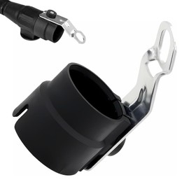 Hongoen Anhänger Stecker Halter,Anhaengerstecker Halterung，Universal Anhängersteckerhalter für 7- auf 13-polige Stecker, Anhänger Steckerhalter Hänger Deichsel Halter für Auto Anhänger & Gabelstapler