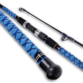 Fiblink Surf Spinning Fishing Rod Carbon Travel Surf Rod 2 Piece Saltwater Spinning Fishing Rod 11'