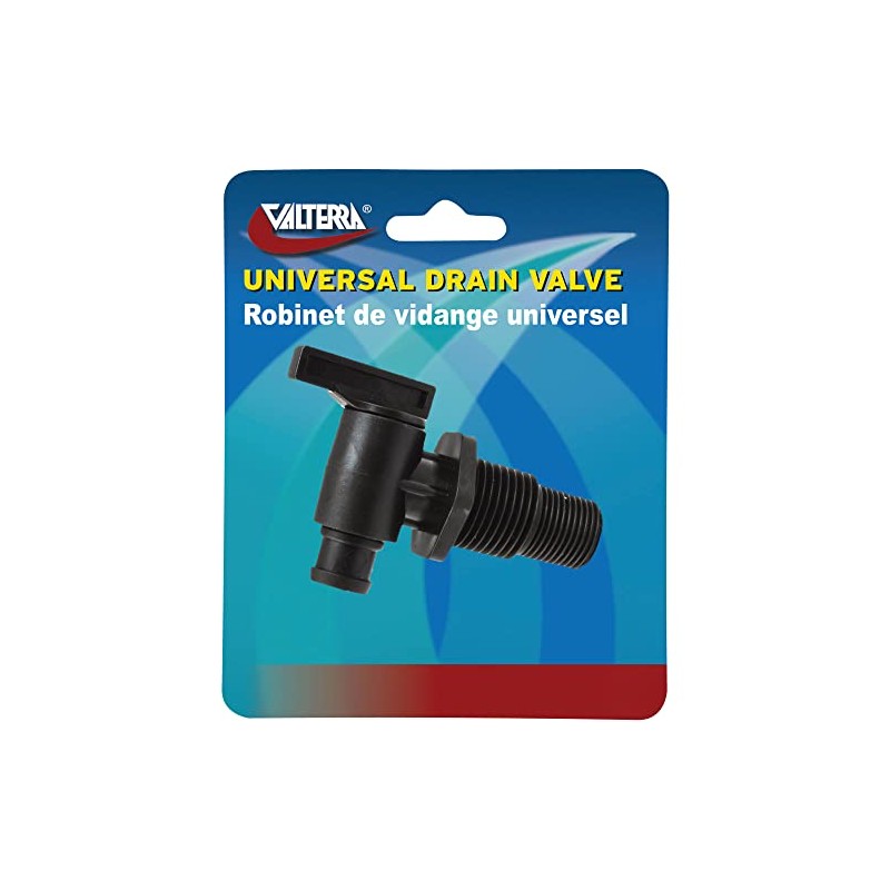 VALTERRA LLC A012026BKV Universal Drain Valve, 3/