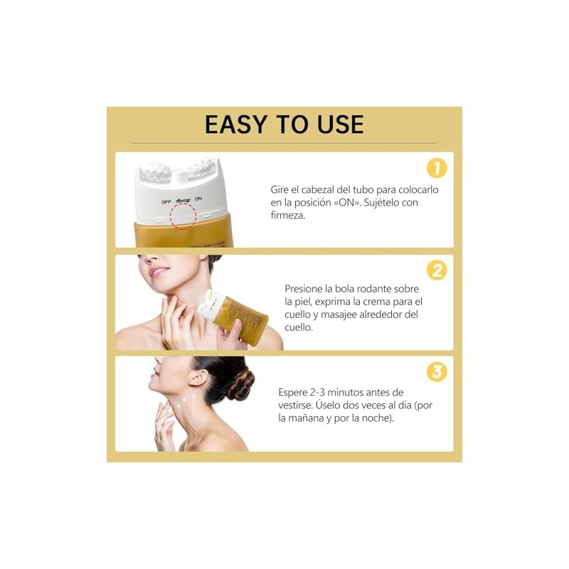 Crema para Cuello Reafirmante AH-8, Firming Crema para el Cuello
