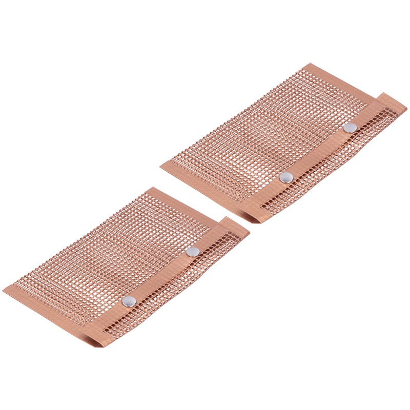 2PCS BBQ Grill Mesh Bag High Temperature Resistant Barbecue Bag