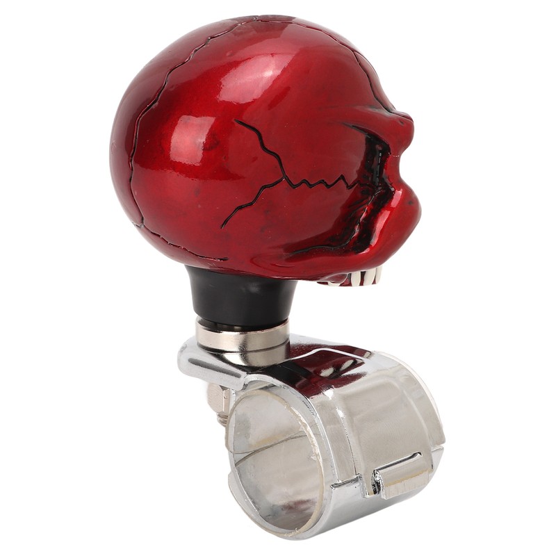 Steering Wheel Spinner Knob Skull Shape Universal Power Handle for