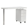 SVRCK Elegant Manicure Nail Table for Comfort and Organization, Durable
