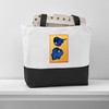 CafePress Abstract Calla Lilies In Blue And Gold Zipper Tote
