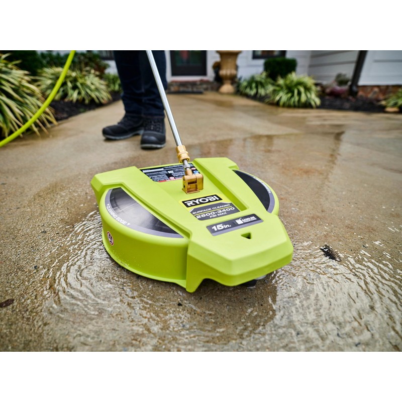 RYOBI 15 in. 3400 PSI Gas Pressure Washer Surface Cleaner