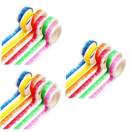 NUOBESTY 18rolls Washi Tape Decorative Masking Tapes for Boys and Girls Scrapbooking Japanese Creative Designs for Journaling Craft Projects and Art Activities