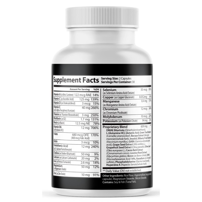 Neuronol IQ Blast Capsules, Advanced Cognitive Formula Supplement - 4