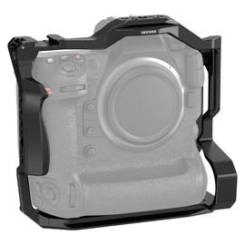 NEEWER Z9 Camera Cage Video Rig Camera Stabiliser Frame Made of Aluminium Alloy with Cold Shoe, NATO Rail, 1/4 Inch, 3/8 Inch, Anti Twist Pin for Film Recording/Vlogging Compatible with Nikon Z9 CA118