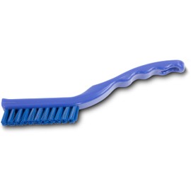 SPARTA Detail Brush Grout Brush, Crevice Brush with Hanging Hole for Bathroom, Kitchens, Countertop, Plastic, 9 Inches, Blue, (Pack of 6)