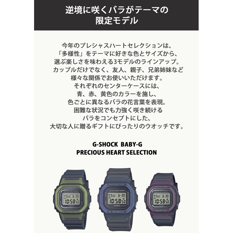 G-Shock PRECIOUS HEART SELECTION 2024, yellow, G-SHOCK LADIES MODEL