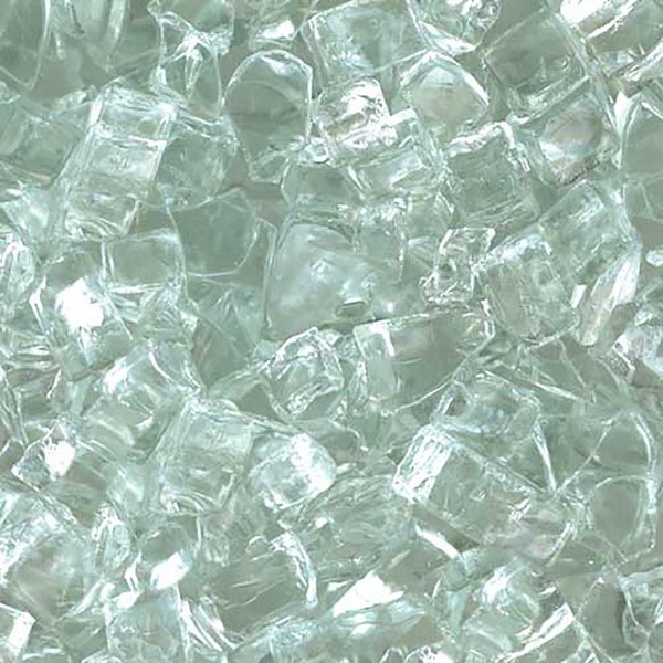 HPC Fire 1/4 Inch Decorative Fire Glass (FPGLCLEAR), 10 Pounds,