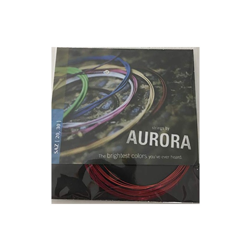 Aurora Kirmizi Saz Baglama Teli 0.20 / Red Strings (Long
