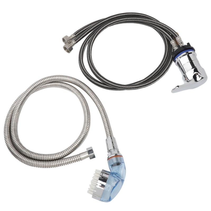 Shampoo Bowl Faucet Sprayer Kit 39.4in Hand Twist Faucet 47.2in