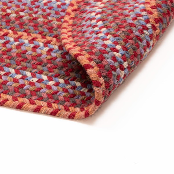 Super Area Rugs Premium Wool Braided Rug - Soft &