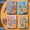 4 Sticker Books, 32 DIY 3D Scene Kits, Fun Creative