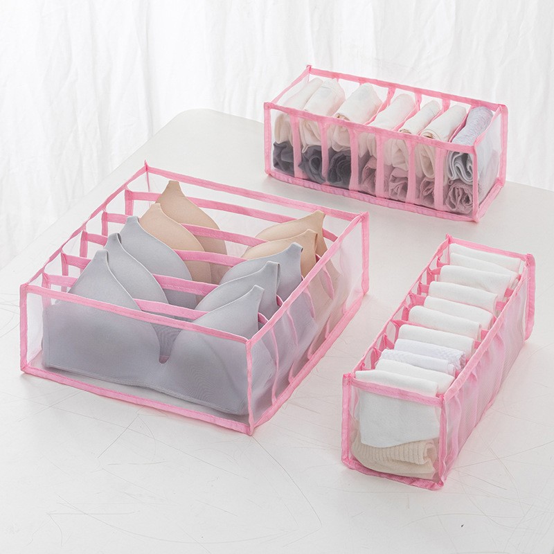 Closet Organizer Underwear Socks – Drawer Divider Storage Box, Foldable