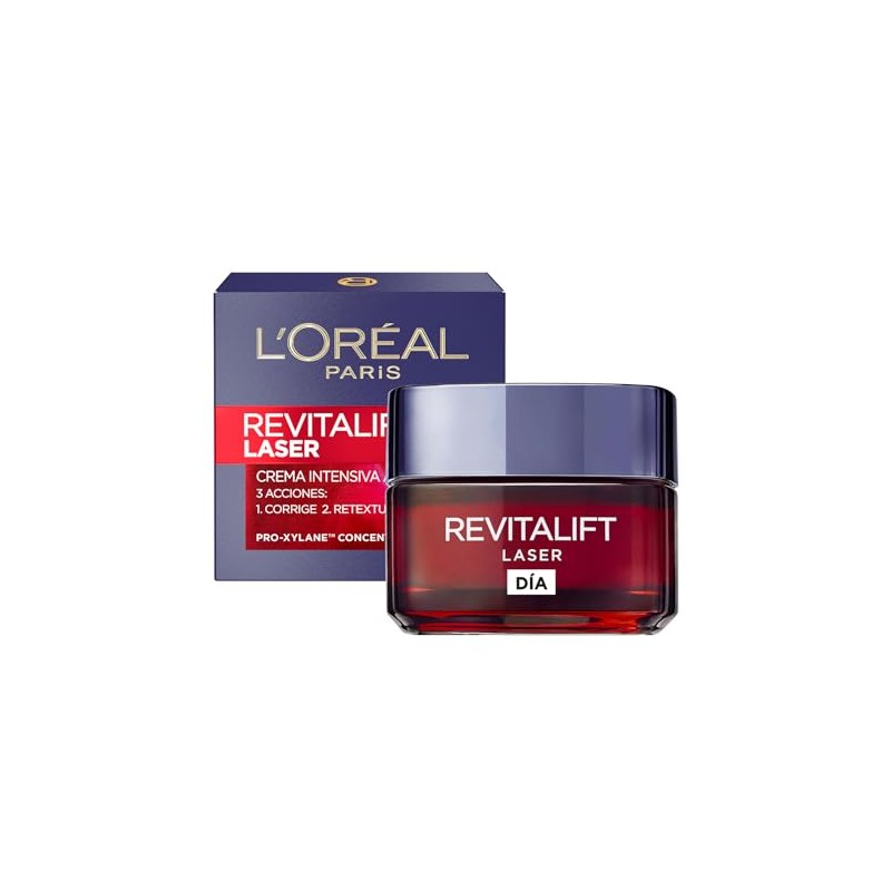 L'Oréal Paris Crema de Día Revitalift Láser X3, 50ml