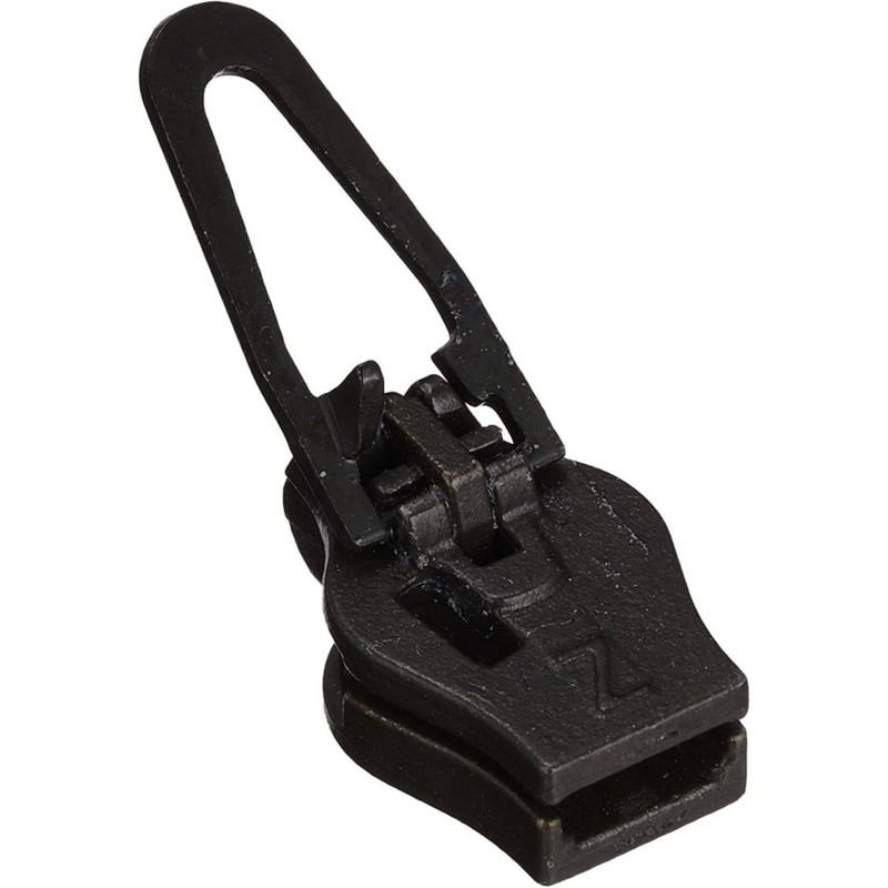 ZlideOn Zipper Repair 4C2-2 Black Corner Pull Tab