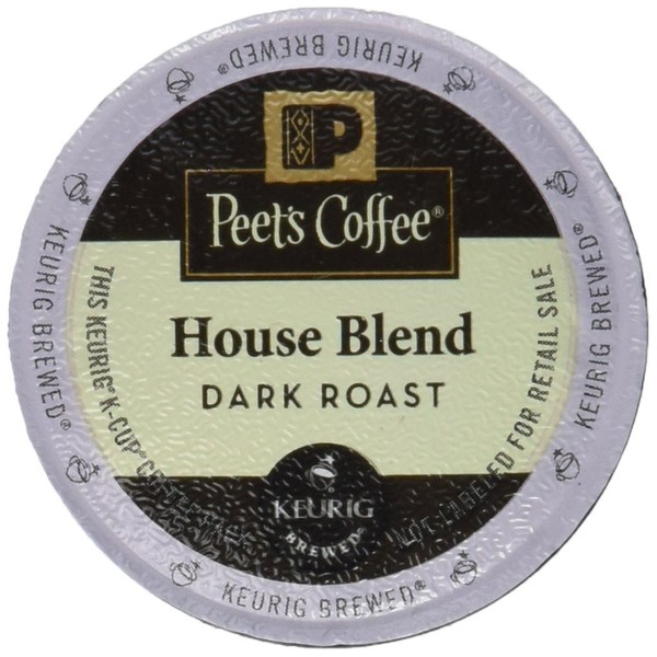 Peet's Coffee House Blend Single Cup Coffee for Keurig K-Cup Brewers 40 count