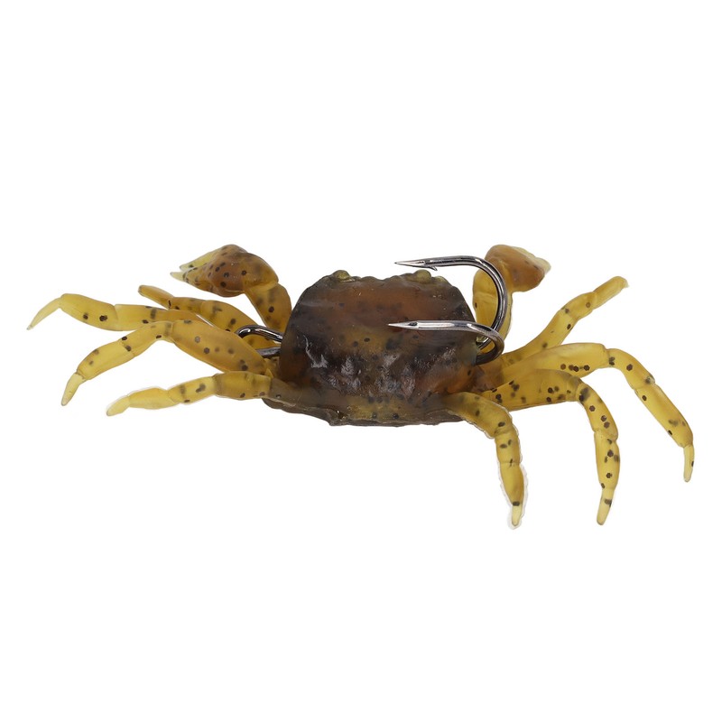 8Pcs Artificial Crab Bait 13cm 33.5g Simulation Crab Soft Lure