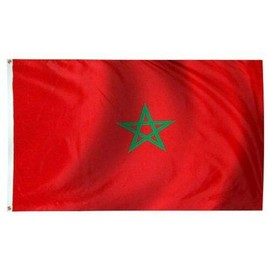 JumpingLight Moroccan Flag 3x5 ft Kingdom Morocco Country Nation Casablanca Moorish Science - Quality Flags