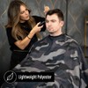 BD Barber Undercover Barber Cape - Snap Closure, Water-Resistant, Lightweight