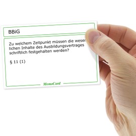 AEVO Flashcard File (380 Flashcards) - Compact Knowledge for Training Aptitude Examination / AdA Certificate, Trainer Certificate: Now Also From 2nd Exam Half Year 2024